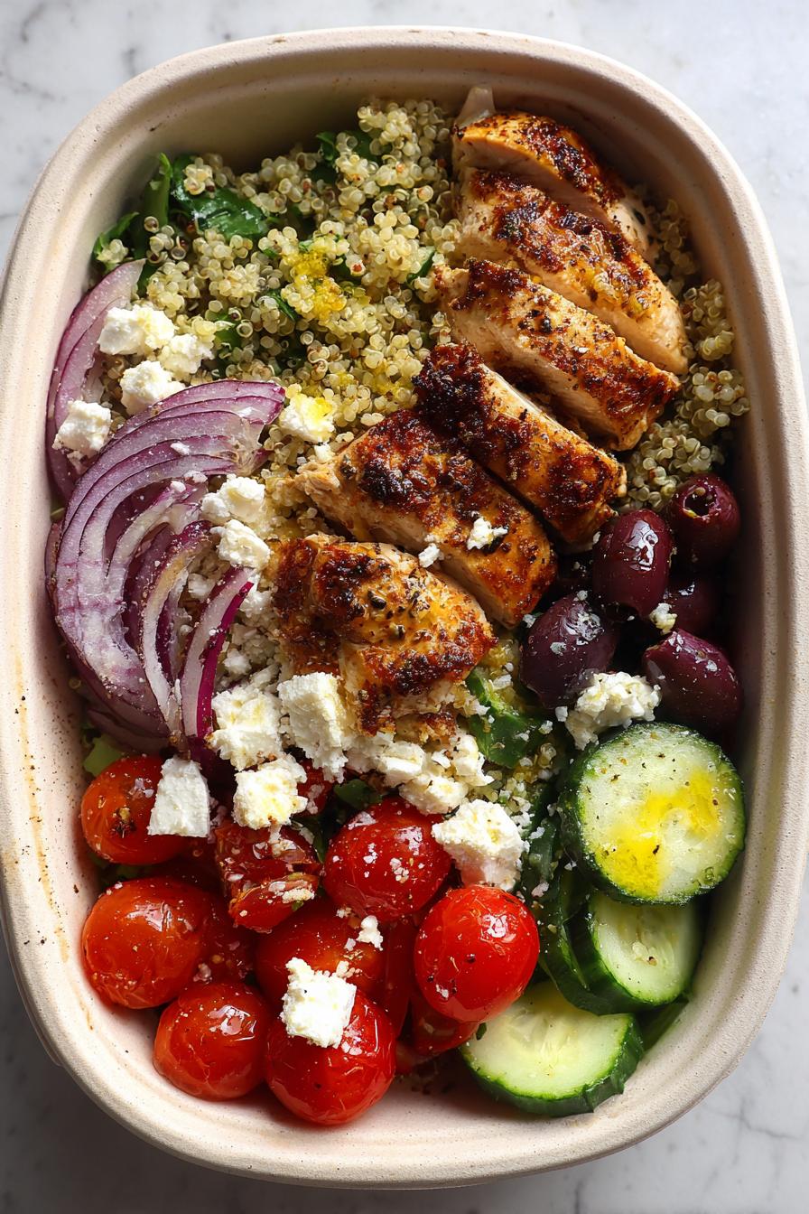 Mediterranean diet meal prep