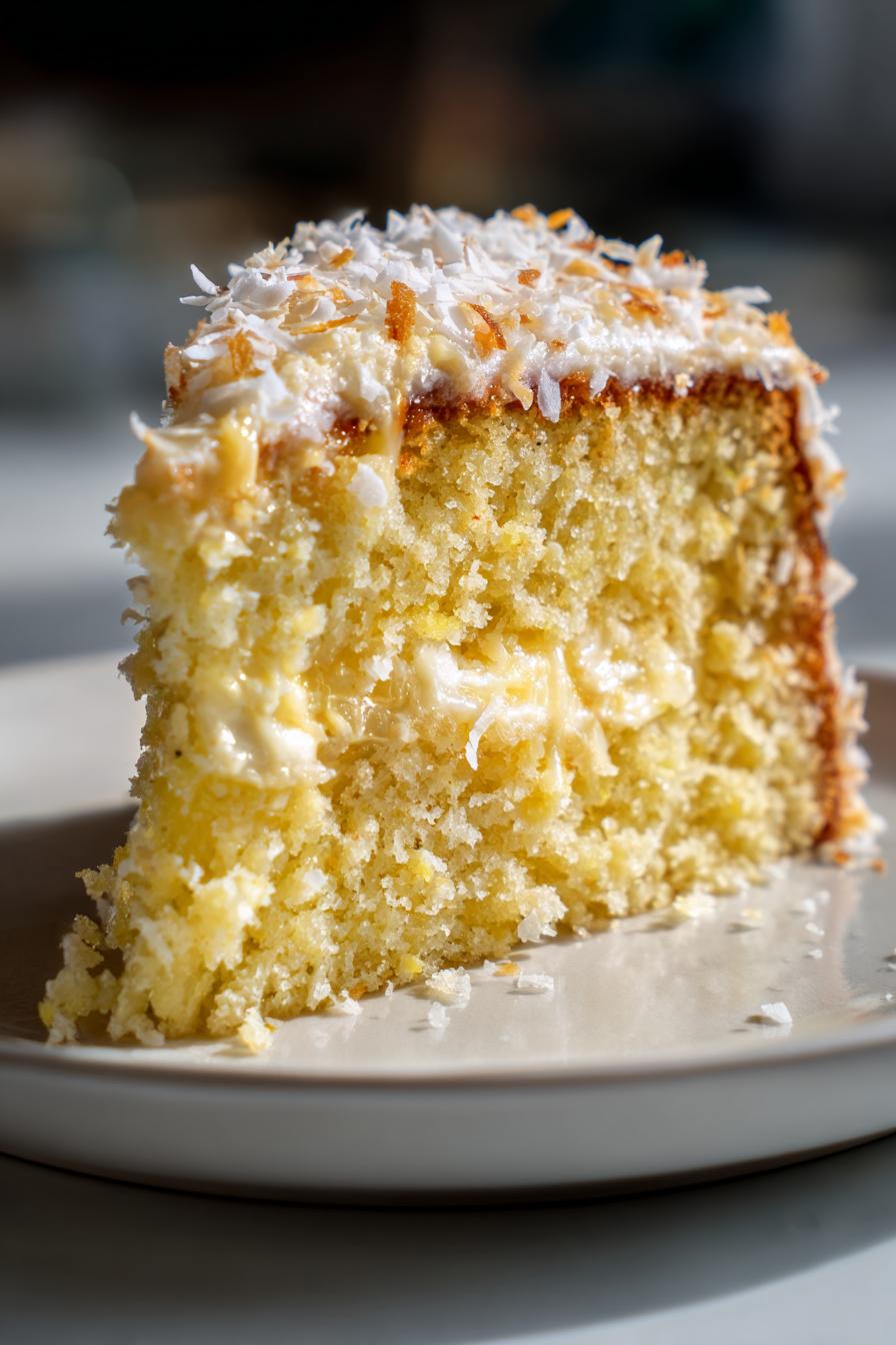 Pina Colada Cake - detail 2