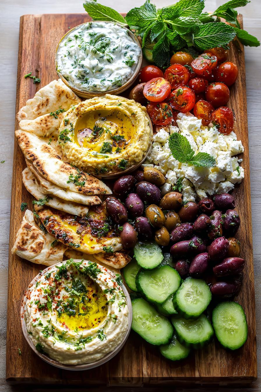mediterranean brunch boards dips flatbreads