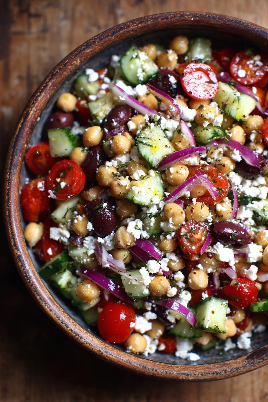 Mediterranean Chickpea Salad Recipe