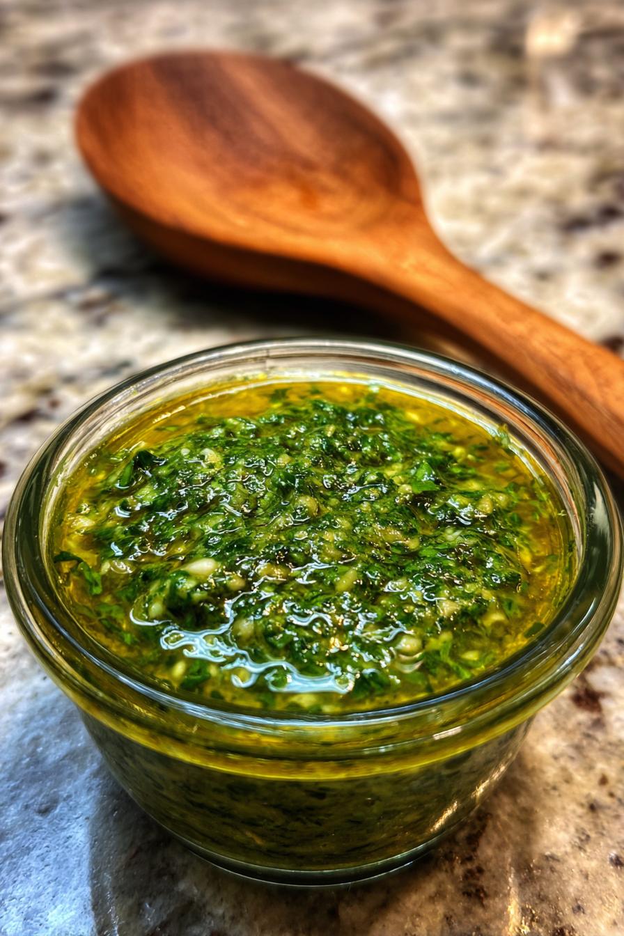 homemade pesto sauce