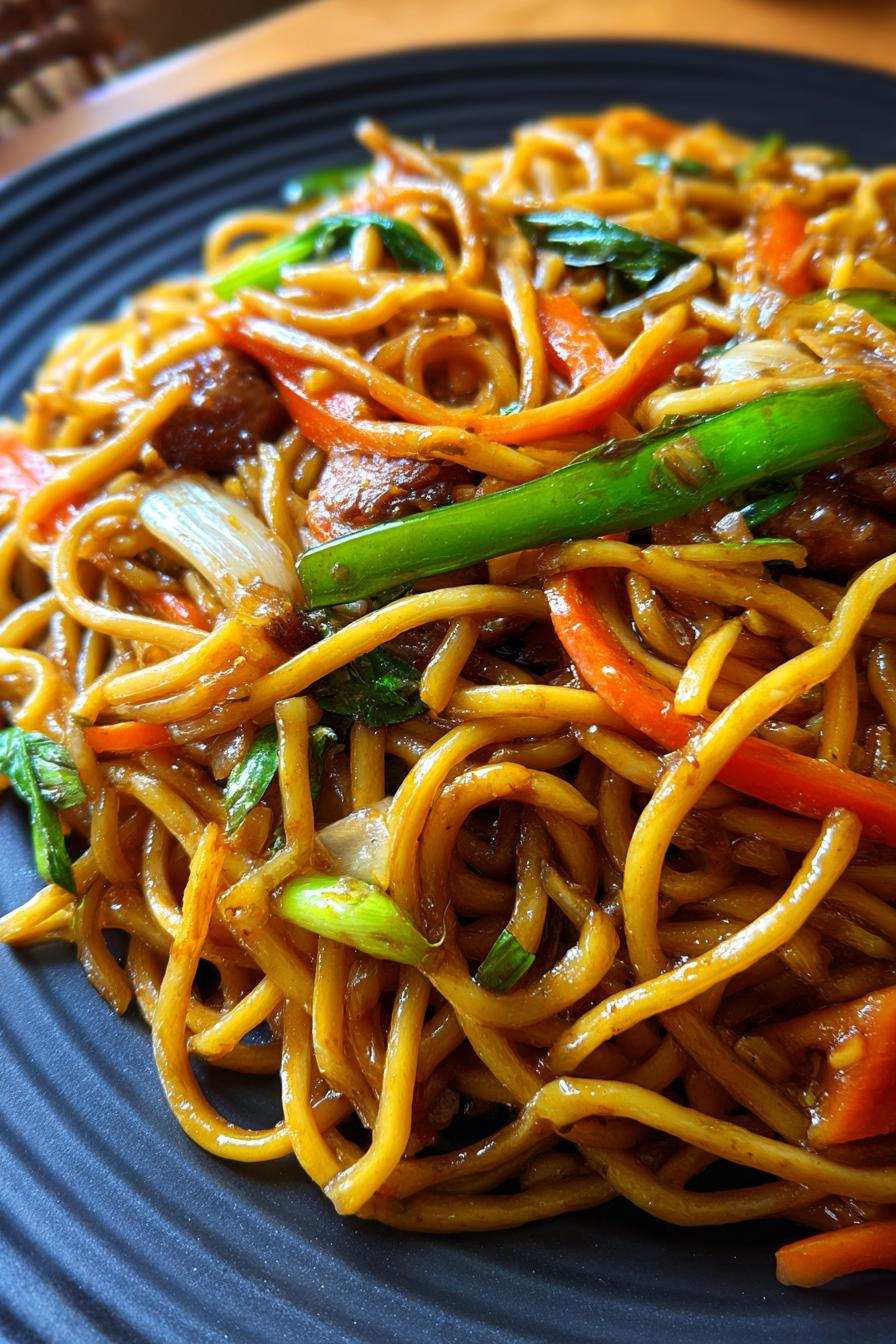 lo mein noodles