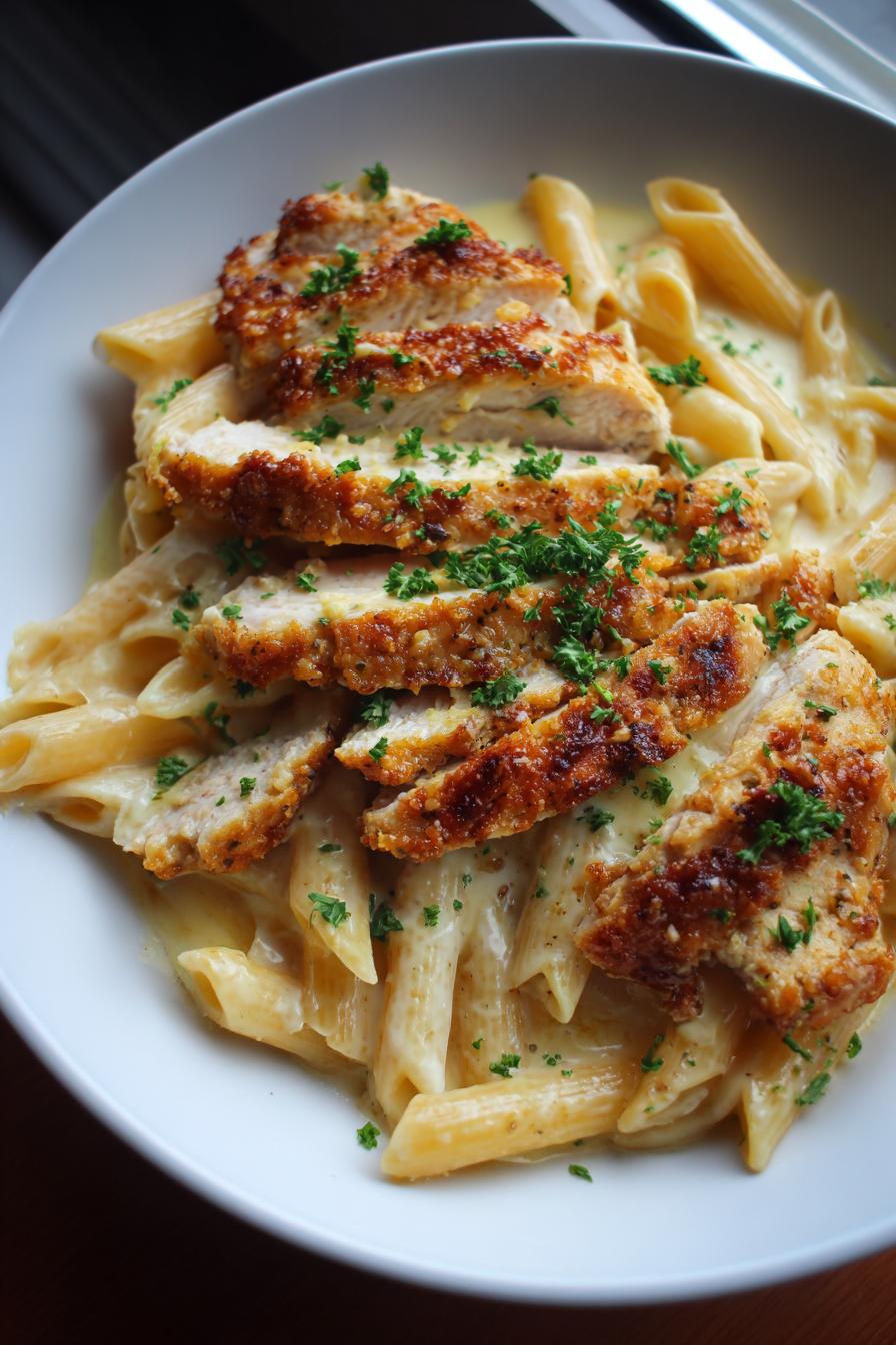 parmesan chicken pasta